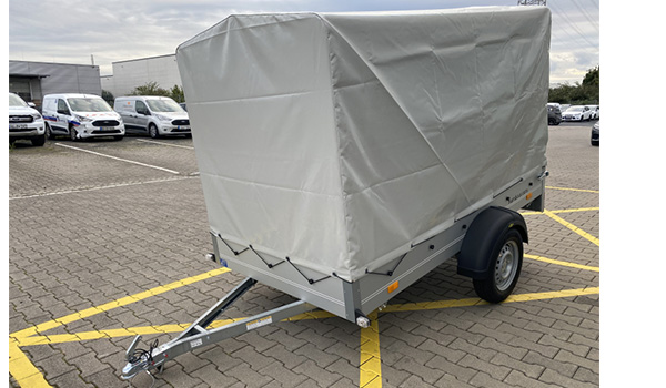 anhaenger mieten tieflader mit plane